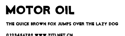 Motor Oil.ttf字體轉換器圖片