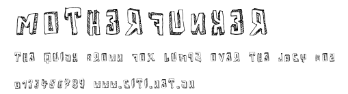 Motherfunker.ttf字體轉換器圖片