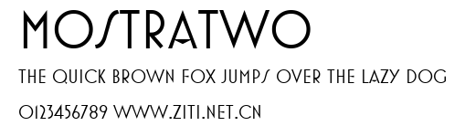 MostraTwo.ttf字體轉換器圖片