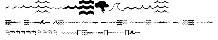 MostlyWaves.ttf字體轉換器圖片