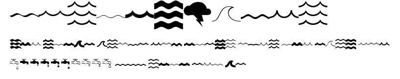 MostlyWaves.ttf字體轉換器圖片