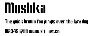 Moshka.otf字體轉換器圖片