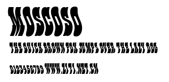 Moscoso.ttf字體轉換器圖片