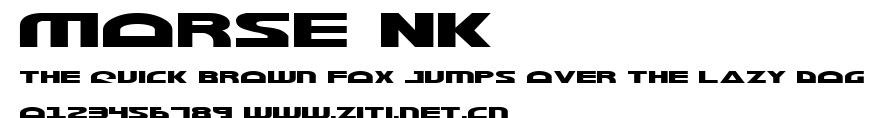 Morse NK.ttf字體轉換器圖片