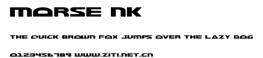 Morse NK.ttf字體轉換器圖片