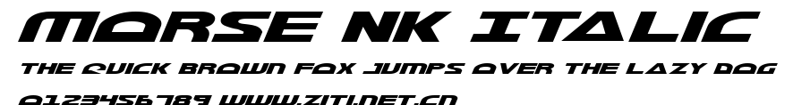 Morse NK Italic.ttf字體轉換器圖片