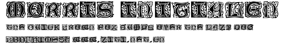 Morris Initialen.ttf字體轉換器圖片