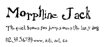 Morphine Jack.ttf字體轉換器圖片