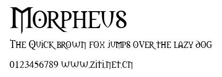 Morpheus.ttf字體轉換器圖片
