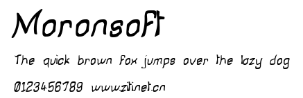 Moronsoft.ttf字體轉換器圖片