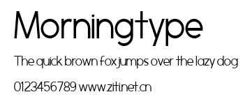 Morningtype.ttf字體轉換器圖片