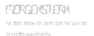 Morgenstern.ttf字體轉換器圖片