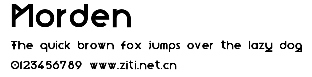 Morden.otf字體轉換器圖片