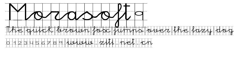 Morasoft9.ttf字體轉換器圖片