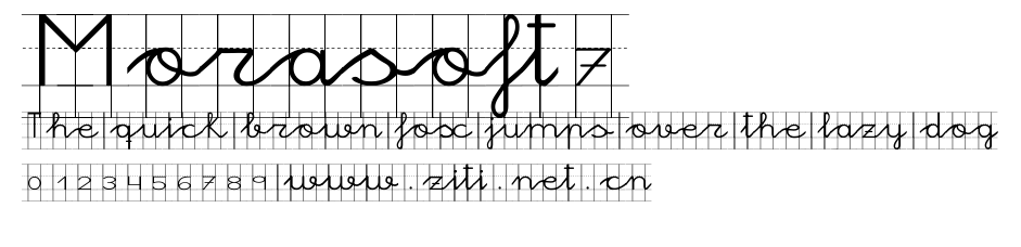 Morasoft7.ttf字體轉換器圖片