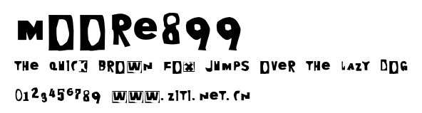 Moore899.ttf字體轉換器圖片