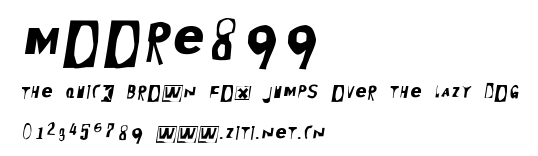 Moore899.ttf字體轉換器圖片