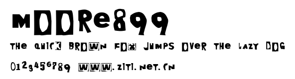 Moore899.ttf字體轉換器圖片