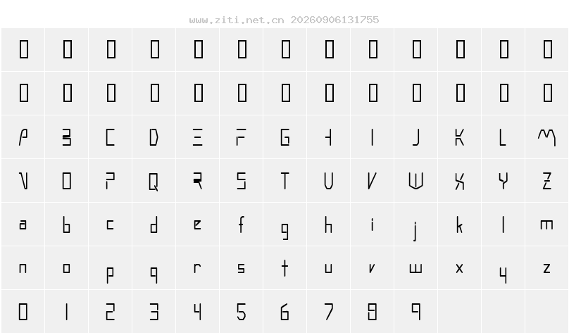 字符映射圖