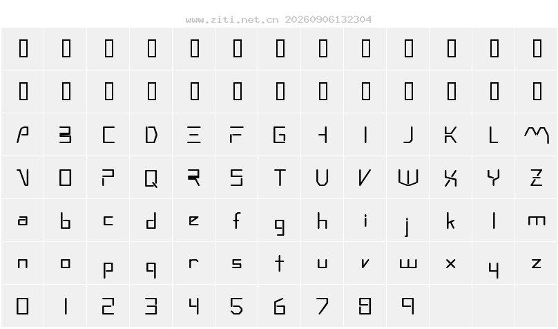 字符映射圖