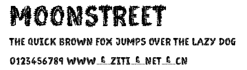 Moonstreet.otf字體轉換器圖片