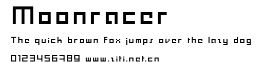 Moonracer.ttf字體轉換器圖片