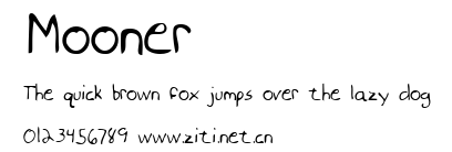 Mooner.ttf字體轉換器圖片