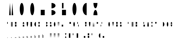 Moonblock.ttf字體轉換器圖片