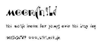 Moonchild.ttf字體轉換器圖片
