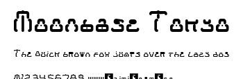 Moonbase Tokyo.ttf字體轉換器圖片