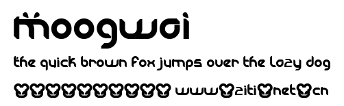 Moogwai.ttf字體轉換器圖片