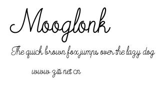 Mooglonk.ttf字體轉換器圖片