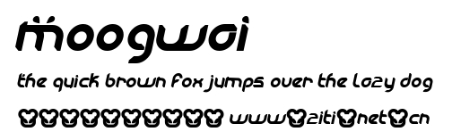 Moogwai.ttf字體轉換器圖片