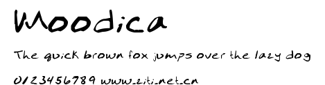 Moodica.ttf字體轉換器圖片