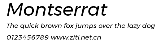Montserrat.ttf字體轉換器圖片