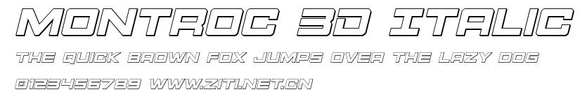 Montroc 3D Italic.ttf