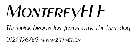MontereyFLF.ttf字體轉換器圖片