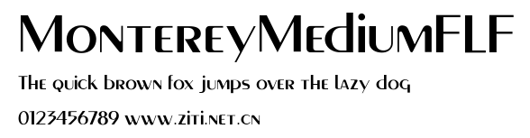 MontereyMediumFLF.ttf字體轉換器圖片