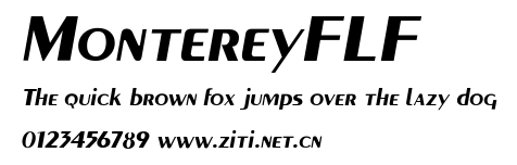 MontereyFLF.ttf字體轉換器圖片