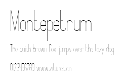 Montepetrum.ttf字體轉換器圖片