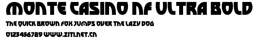 Monte Casino NF Ultra Bold.ttf字體轉換器圖片