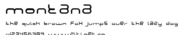 Montana.ttf字體轉換器圖片