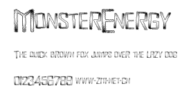 MonsterEnergy.ttf字體轉換器圖片