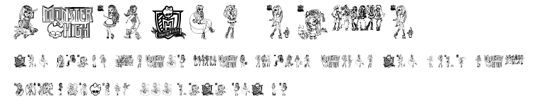 Monster High.ttf字體轉換器圖片