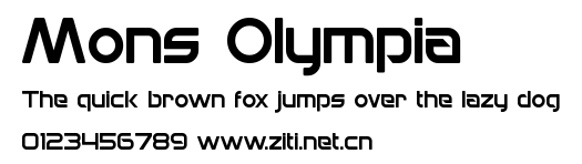 Mons Olympia.otf字體轉換器圖片