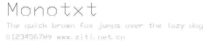 Monotxt.ttf字體轉換器圖片