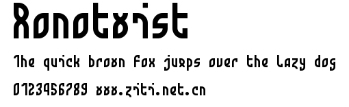 Monotwist.ttf字體轉換器圖片