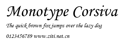 Monotype Corsiva.ttf字體轉換器圖片