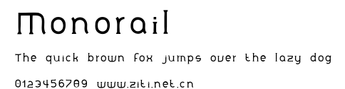 Monorail.ttf字體轉換器圖片