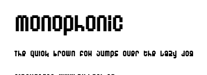 Monophonic.ttf字體轉換器圖片
